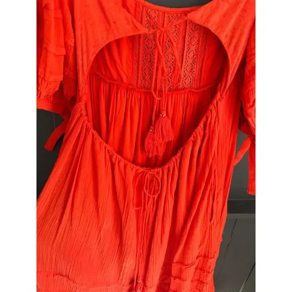 Free People Let's Be Friends Midi Dress